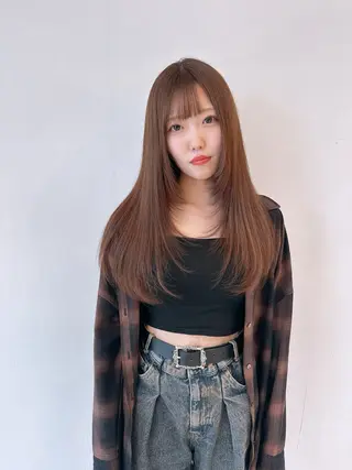 ロング カラー ill/ダブルカラー 髪質改善/小島のヘアスタイル