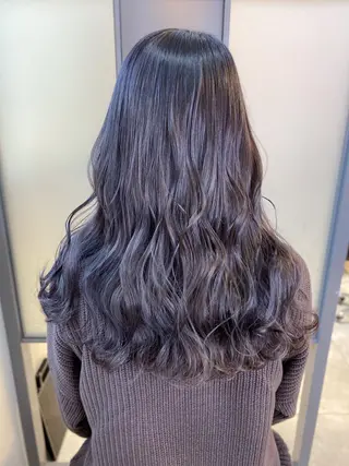 セミロング カラー 【透明感、艶髪】西村 有司のヘアスタイル