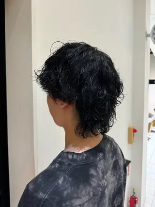 パーマ メンズ 吉留 文月のヘアスタイル
