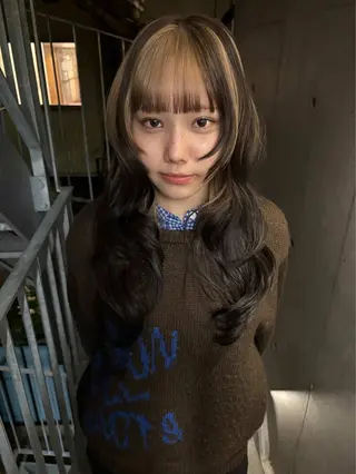ロング カラー yuuna/ ハッシュカット🎀のヘアスタイル