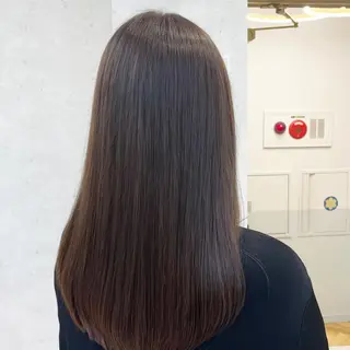ロング レイヤーカット/ 韓国ヘア/野崎かよのヘアスタイル