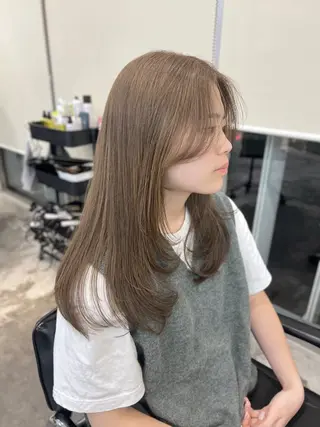 ロング カラー ヘアアレンジ 天神レイヤーカット No.1💖マユカのヘアスタイル