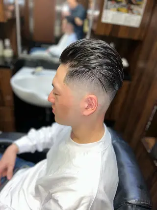 ショート メンズ 仙庭 風輝のヘアスタイル