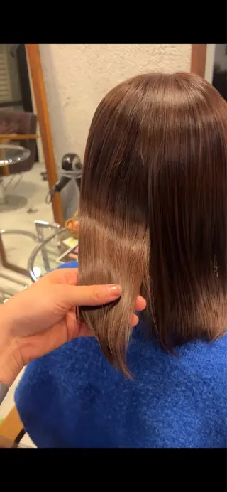 カラー 博多韓国ヘア /髪質改善【美涼】のヘアスタイル