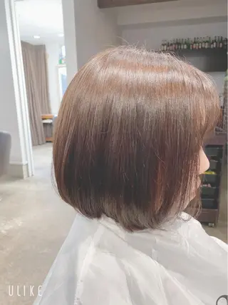 ショート パーマ 沖田 舞衣のヘアスタイル
