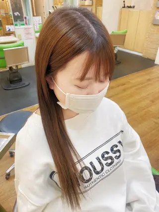 ロング 宇賀 芹加のヘアスタイル