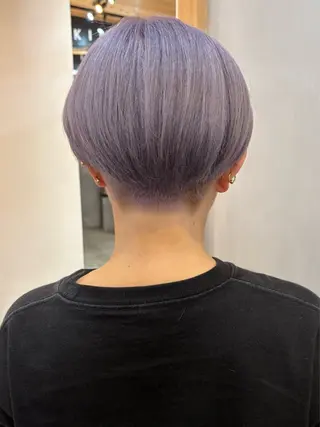 ショート カラー 🫐寒色系カラー 🫐ヤマナカリリカのヘアスタイル