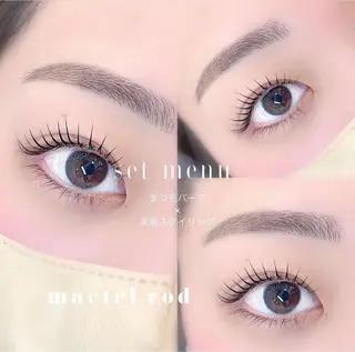 マツエク・マツパ アイブロウ ベティ山口 どうもん店のマツエク・マツパデザイン