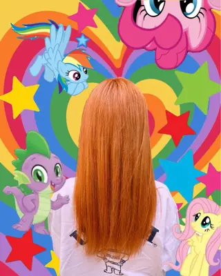 ロング カラー ARUE所属・🌈きむら ひなた🌈のヘアスタイル