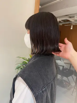 ショート カラー mei|顔まわり ×透明感カラーのヘアスタイル