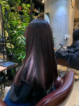 ロング カラー 安達 俊亮のヘアスタイル