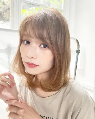 セミロング 🇰🇷韓国レイヤー 錦糸町【北山謙三】のヘアスタイル
