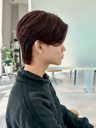 カラー パーマ メンズ かのん/メンズ毛流れ 特化/曲がる縮毛矯正のヘアスタイル