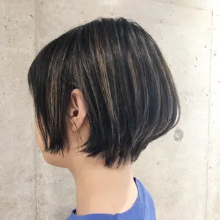 ショート カラーモデル募集中 美容室ハピスのヘアスタイル