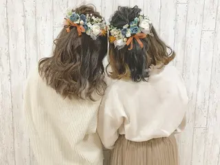 ヘアアレンジ 立川 奈那子のヘアスタイル