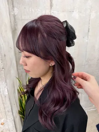 カラー 綱川 彩茄のヘアスタイル