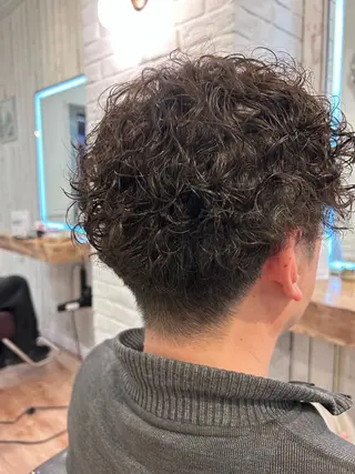 パーマ メンズ little福岡 mei.𓍯のヘアスタイル