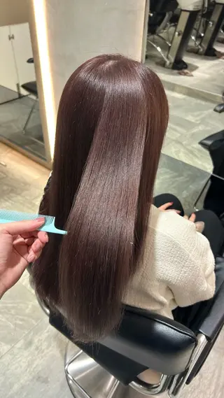 ロング カラー 艶カラー/レイヤー 🦋AKARI🦋のヘアスタイル