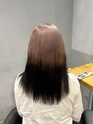 セミロング カラー 💎ハイトーン/艶 カラー モエカ💎のヘアスタイル