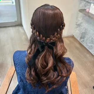 ヘアアレンジ ゆ ののヘアスタイル