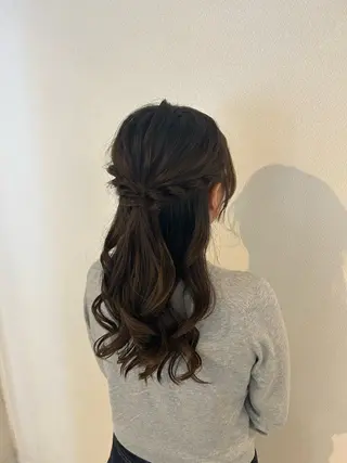 ロング ヘアアレンジ ヒナリ/まつ毛パーマ 無料モデル募集中☆彡のマツエク・マツパデザイン