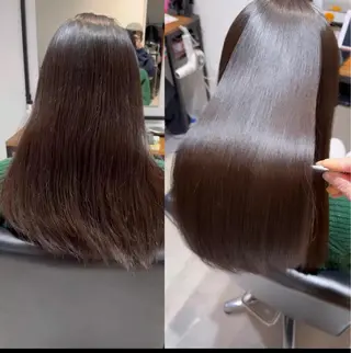 ロング 丹羽大喜 縮毛矯正/美髪矯正のヘアスタイル