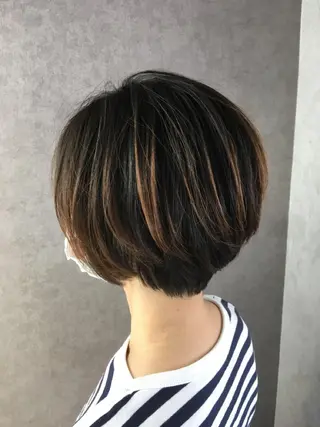ショート カラー ツイストスパイラル パーマ✂︎ KYOUのヘアスタイル