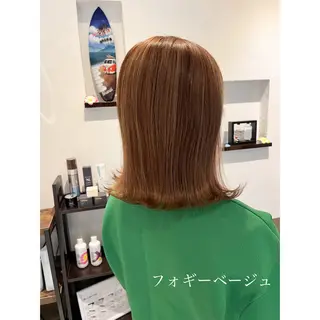 ミディアム カラー 坂井田 浩樹のヘアスタイル