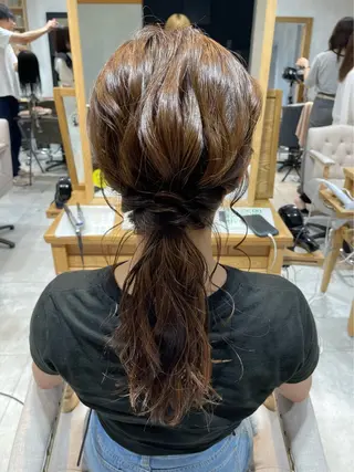 ヘアアレンジ 鎌田 桃果のヘアスタイル