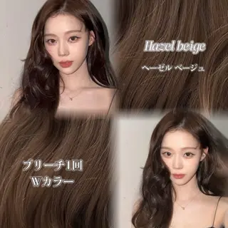 ロング カラー 韓国レイヤー🇰🇷 /縮毛矯正💎/月音のヘアスタイル