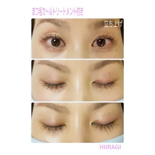 マツエク・マツパ 美容室 HIIRAGIのマツエク・マツパデザイン