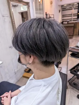 ミディアム カラー メンズ bathair  所属・bathair 持田侑祐のヘアスタイル