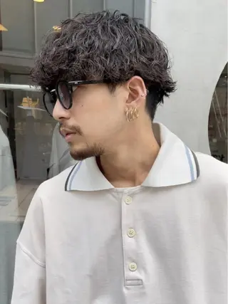 ショート パーマ メンズ SENTA✨メンズ パーマ✨fifth栄のヘアスタイル