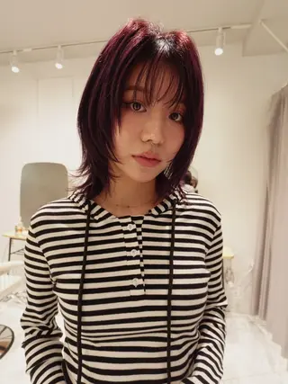 ミディアム カラー 吉祥寺/個性派/ kazuha🩰のヘアスタイル