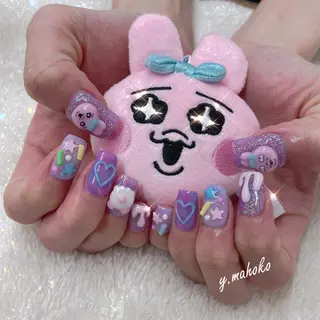 ネイル パラジェル有/ 長さだし/mahoのネイルデザイン