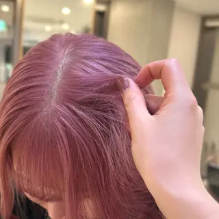 カラー サラ艶/韓国ヘア ︎🌟璃奈 (リナ)のヘアスタイル