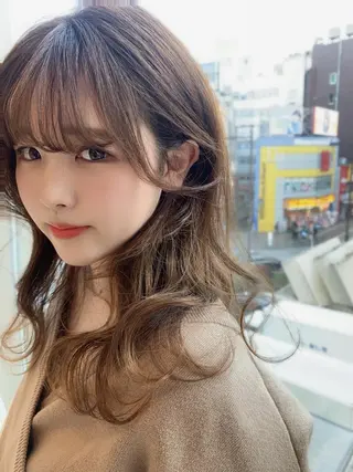 セミロング ♡大人カワイイ hair♡徳井はやとのヘアスタイル