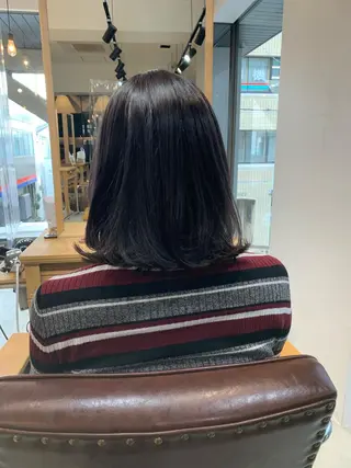 ミディアム 鈴木 梓のヘアスタイル