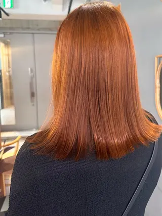 ミディアム クニイ ルイのヘアスタイル