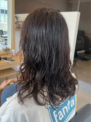 セミロング Ore🫧タナカマヤ /柔らかい質感カラーのヘアスタイル