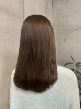 セミロング 田本 雛のヘアスタイル