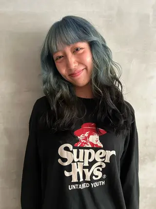ロング カラー タナカ カナ🫧のヘアスタイル