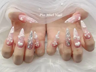 ネイル HANA 長さだしのネイルデザイン