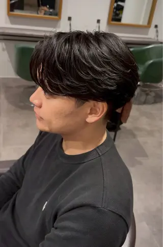 パーマ 的場 星海のヘアスタイル