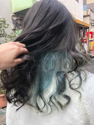 ロング カラー pep natsumiのヘアスタイル