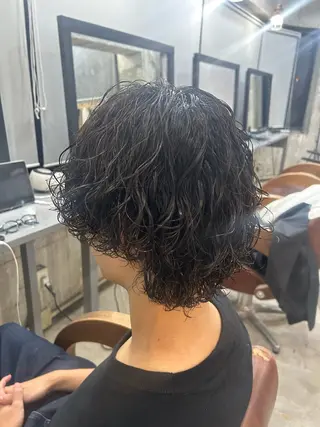 カラー パーマ メンズ メンズカット🐺 パーマ特化🔥舜のヘアスタイル