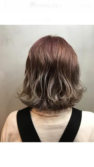 ミディアム 嶋崎 啓人のヘアスタイル