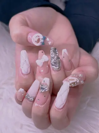 ネイル 長さだし専門店 M2　rikaのネイルデザイン