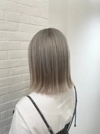 ミディアム カラー miyu 美髪縮毛矯正𓂃꙳⋆のヘアスタイル