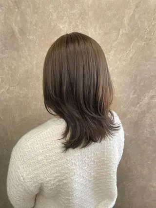 ミディアム 垢抜け透明感カラー 🌻篠崎梓🌻のヘアスタイル